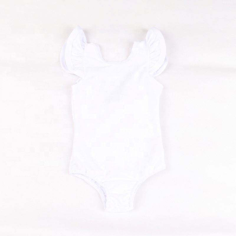 Popular One-Piece Swimwear Fashion Pure Color Casual Beach Resort Bathing One-Piece Backless Bowknot Bikini for Kid Girls Swim