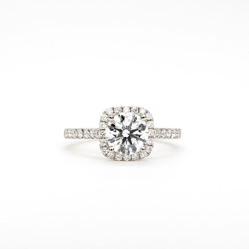 Hot Selling CVD Diamonds Ring Igi Certificate Lab Diamond Jewelry Fashion Accessories