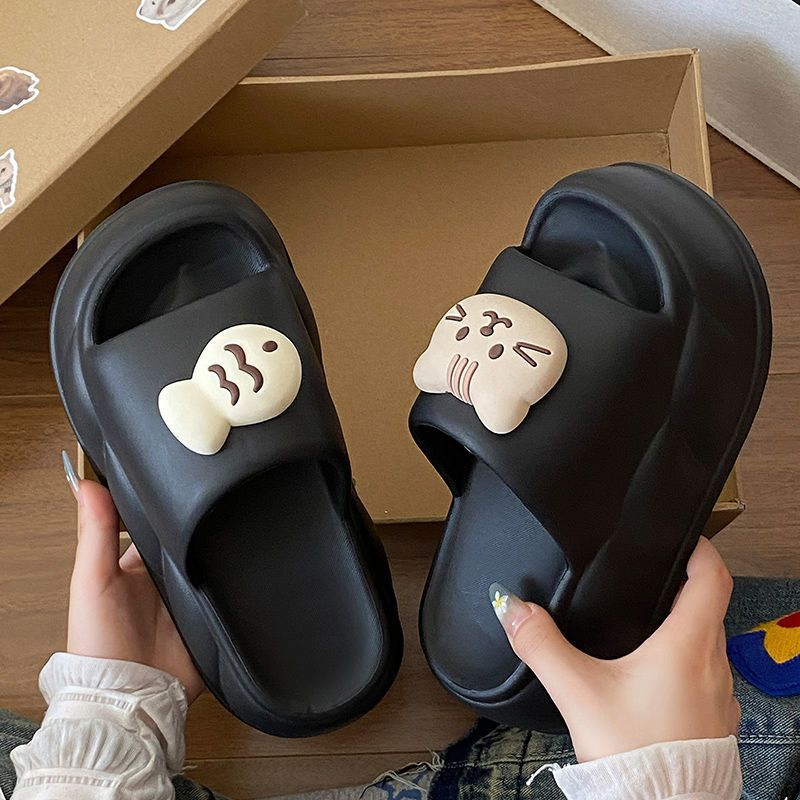 Women's Summer EVA Flip-Flops: Ins Stylethick-Sole, Anti-Slip, Non-Smelly, Wear-Resistant (Indoor/Office)