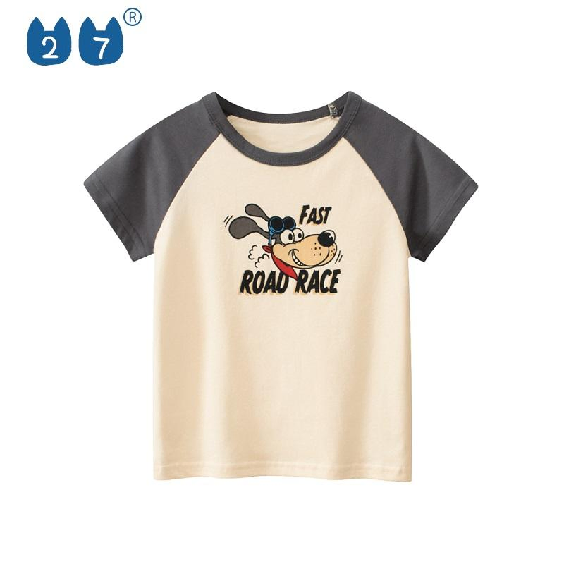 Hot Sale Custom Printing Toddlers T Shirts Summer Kids T Shirts Cotton Boys Children Clothing