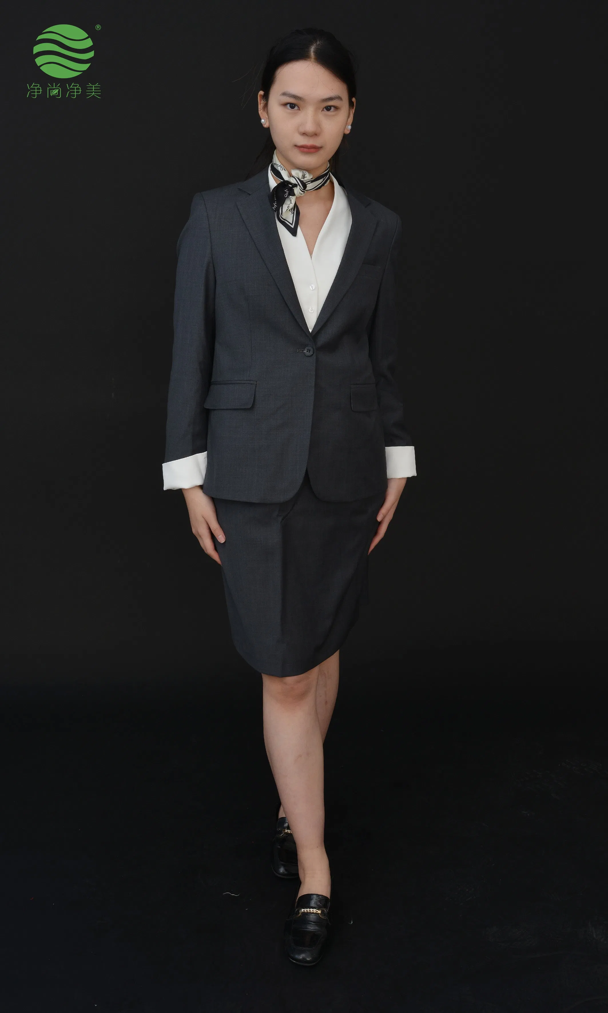 Formal Occasion Office Lady Workwear for Business Setting with Tailored Pencil Skirt