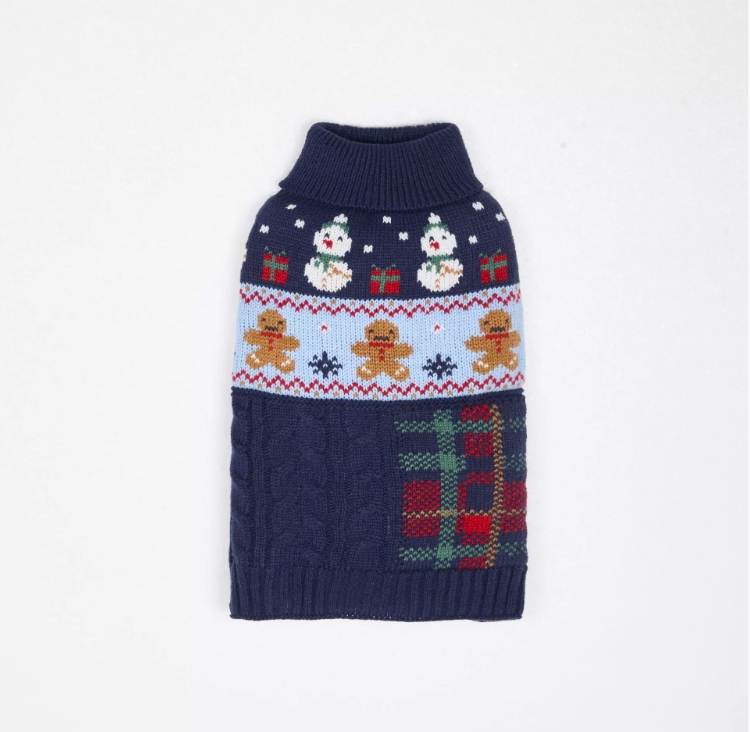 New Design Pet Winter Clothes Dog Christmas Sweaters Pet Holiday Santa Jumpers