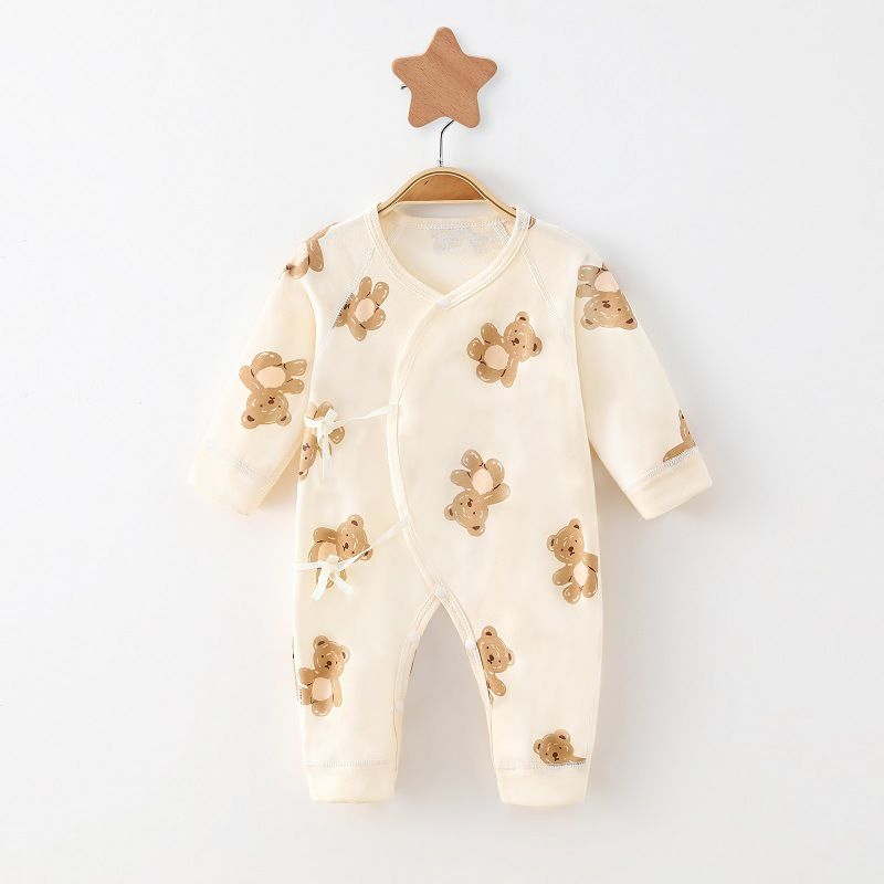 Factory Selling Newborn 0-6 Month Cotton Baby Clothes for Autumn and Winter Clothes Jumpsuit