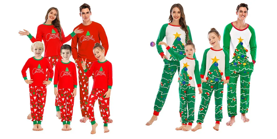 Red Checkered Nightwear Pajamas