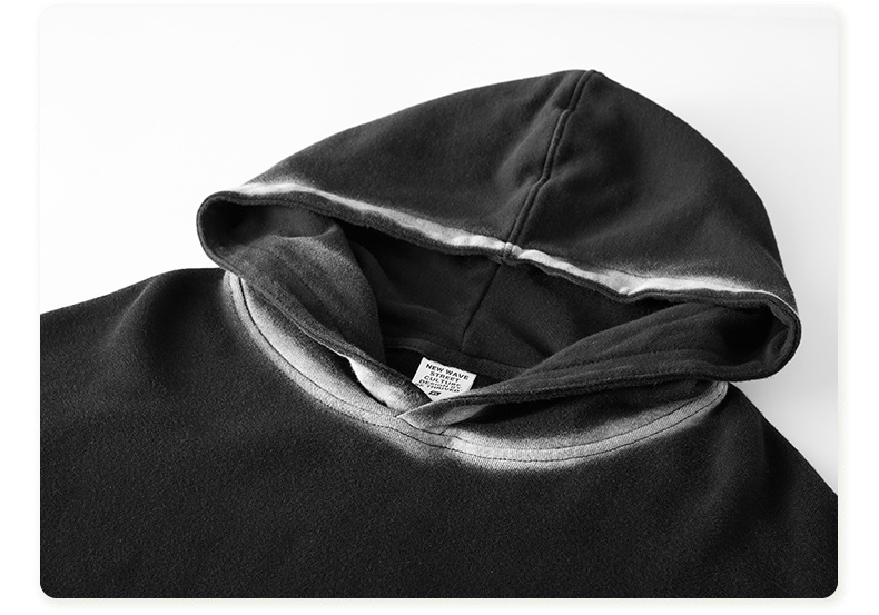 Sport Clothing Wholesale Plain Hoodies Streetwear Trend Loose Fashion Graffiti Inkjet Hoodies for Couple