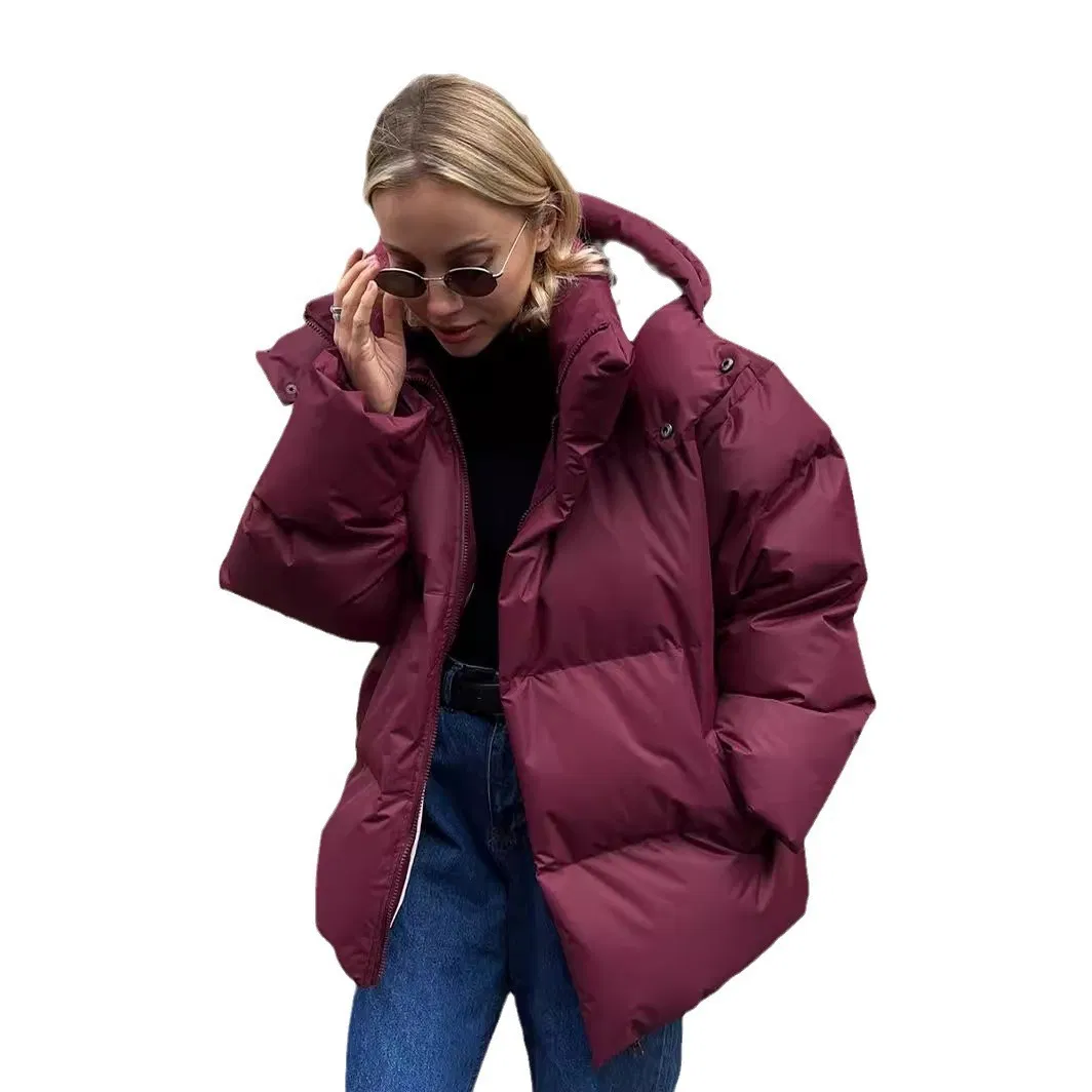 Autumn Winter Europe and The United States New Cotton-Padded Jacket Women Loose Jacket Loose Coat Top Women's Clothes