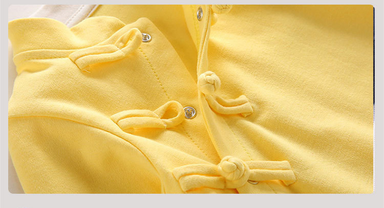 Baby Jumpsuit Chinese Style Climbing Pure Cotton Toddler Newborn Spring and Autumn Outdoor Apparel