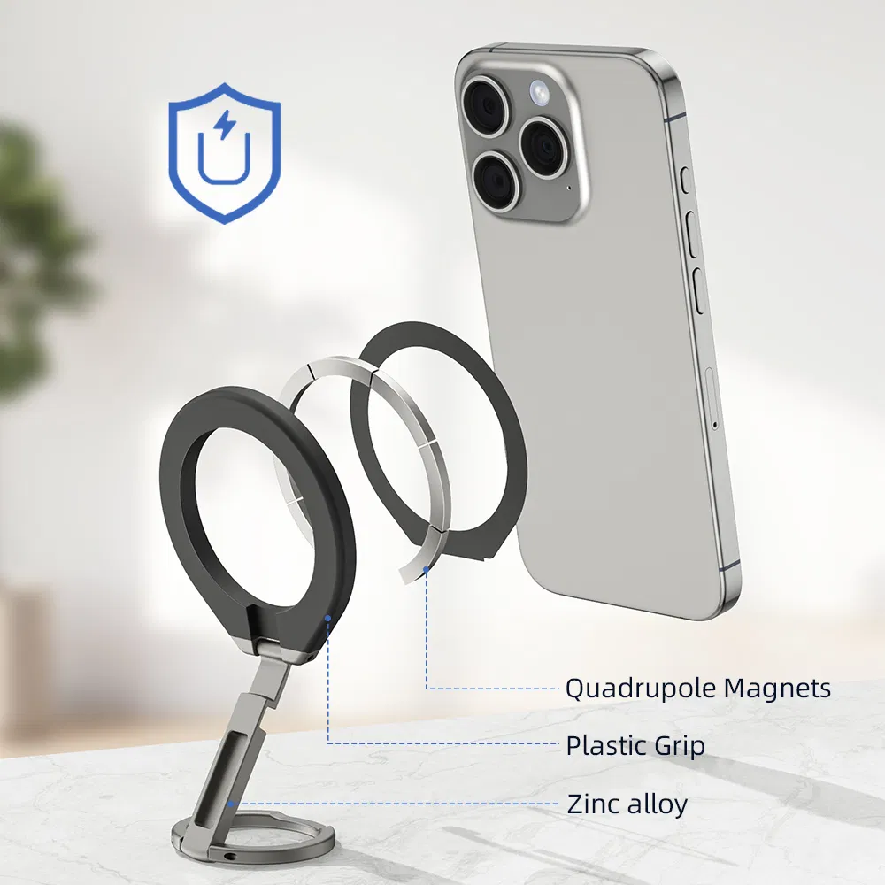 Magnetic Phone Grip for Magsafe Cell Phone Ring Stand Magnetic Phone Ring Mobile Phone Accessories for iPhone 15 PRO Max 13 12