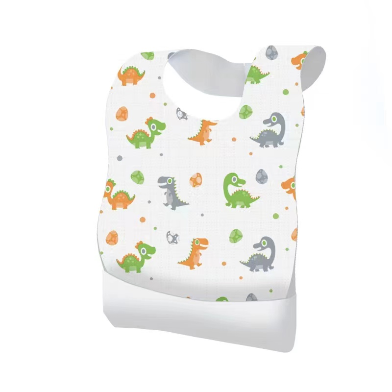 Manufacturer Wholesale Customize Fashionable Eco-Friendly Soft Cotton Waterproof Unisex Disposable Baby Bibs