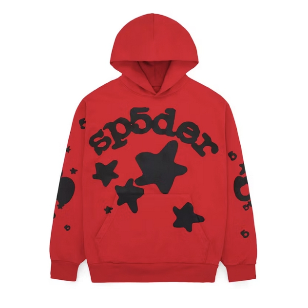 Manufacturer Spider Sp5der Cotton Fashion Oversized Heavy Weight Men Women Unisex Rhinestone Crewneck Jumper Streetwear Sweatshirt Y2K Hoody Top Pullover Hoodie