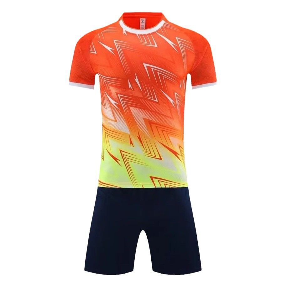 Custom Men Casual Short Sleeve Soccer Shirt Polyester Soccer Jersey Wear Club Sublimation Football Uniform