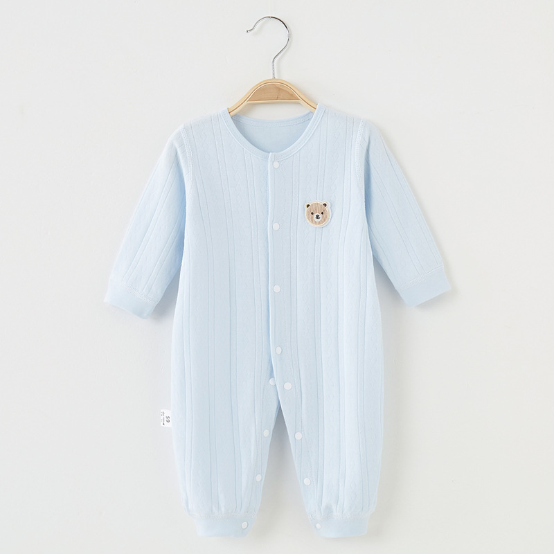 Wholesale Soft Baby Clothes New Born Baby Romper Clothes Long Sleeve Cotton Baby Rompers Kids Clothing