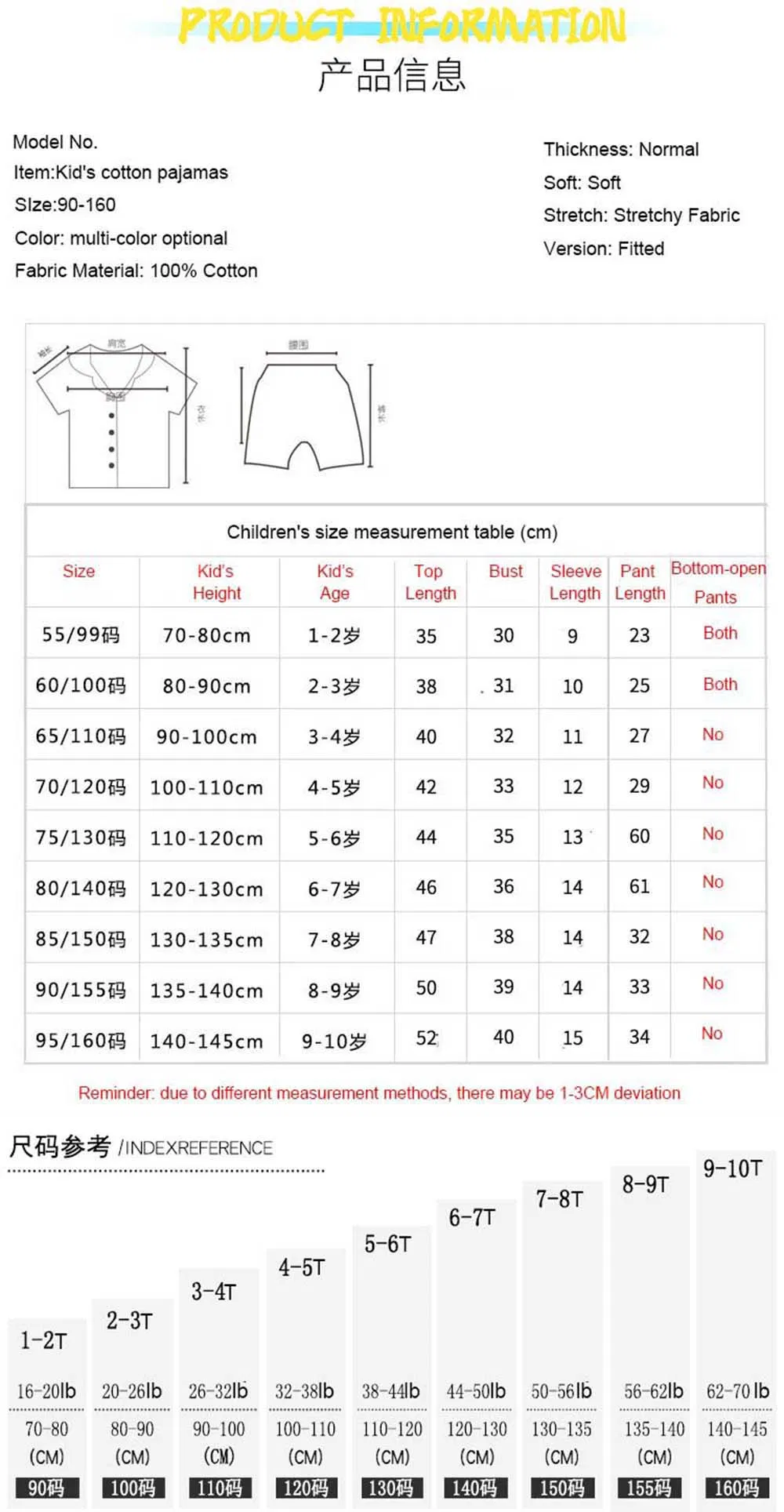 Kids Pajamas Pattern 4