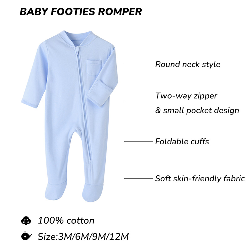 Custom Kids Wear Long Sleeve Baby Clothes Cotton Foldable Cuff Baby Products