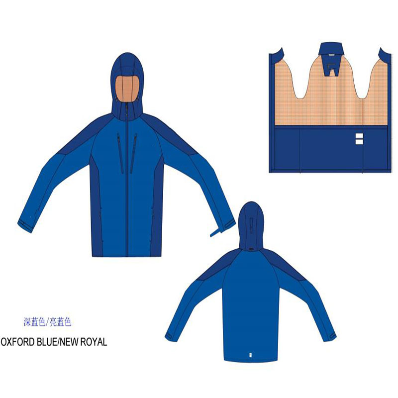 Men Outerwear Outdoor Leisure Hooded Windproof Sport Softshell Jackets with Zip