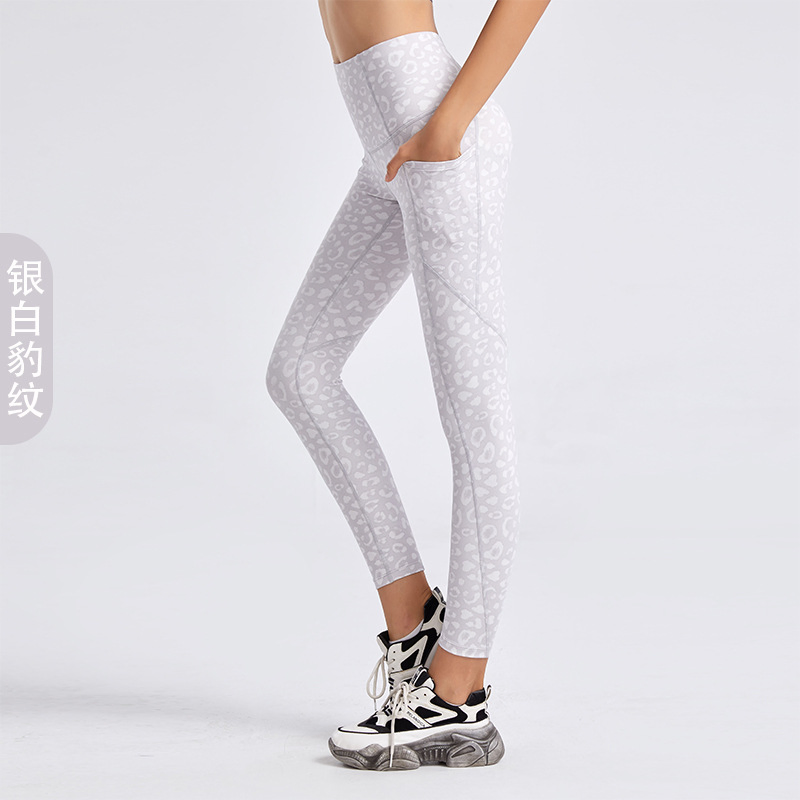 2022 Spring and Summer New Tie-Dye Yoga Leggings Women's High Waist Fitness Pants Outer Wear