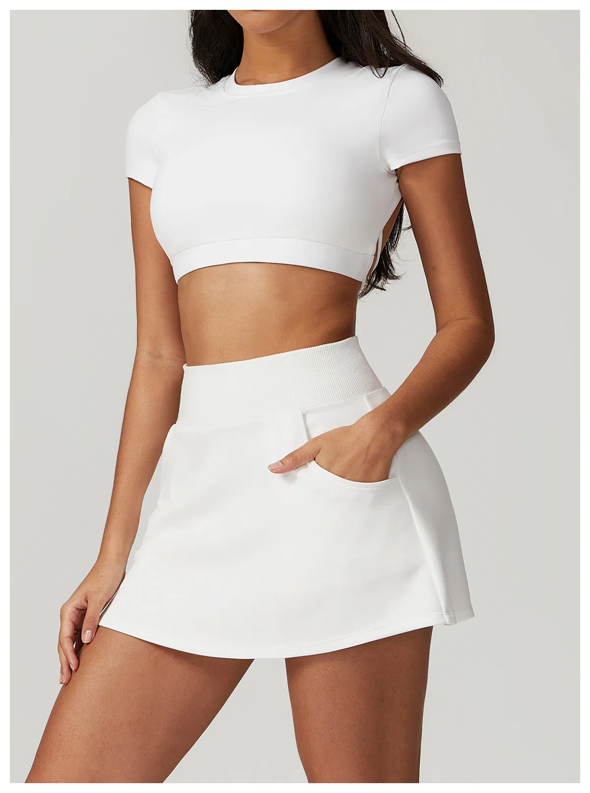 Tight Dryfit T-Shirts Sports Yoga Top Casual Running Sports T-Shirt Women's Fitness Short Sleeved Wear