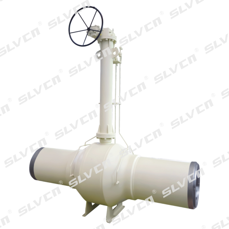 Fully Welded Buried Trunnion Ball Valve with Extended Stem