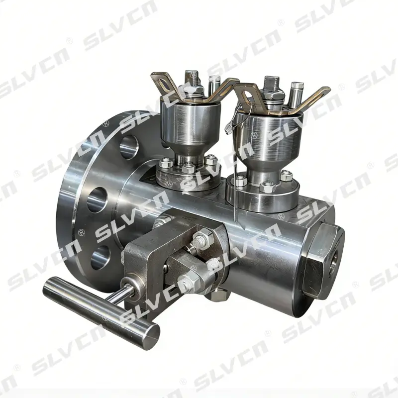 China Suppliers Factory Flanged NPT/BSP Lockable 2500LB Reduced Bore DBB Double Ball Valve for Safe Isolation
