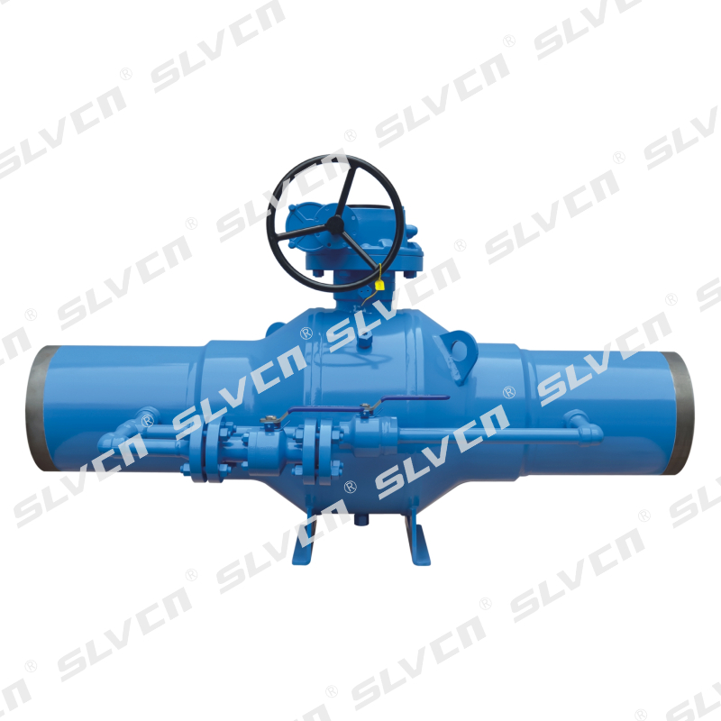 Fully Welded Trunnion Ball Valve with Bypass and Drain