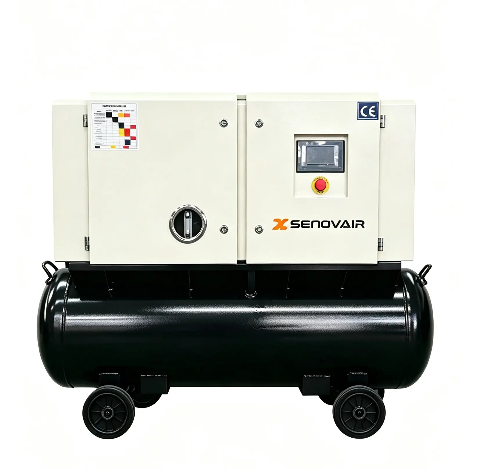 Wholesale Mobile 2-in-1 Oil-Lubricated Screw Air Compressor with Wheels Supplier, Exporter