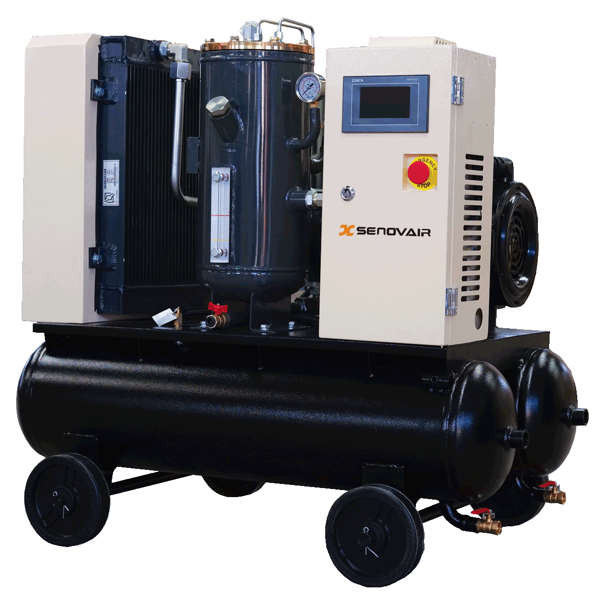 Small 2-in-1 Screw Air Compressor