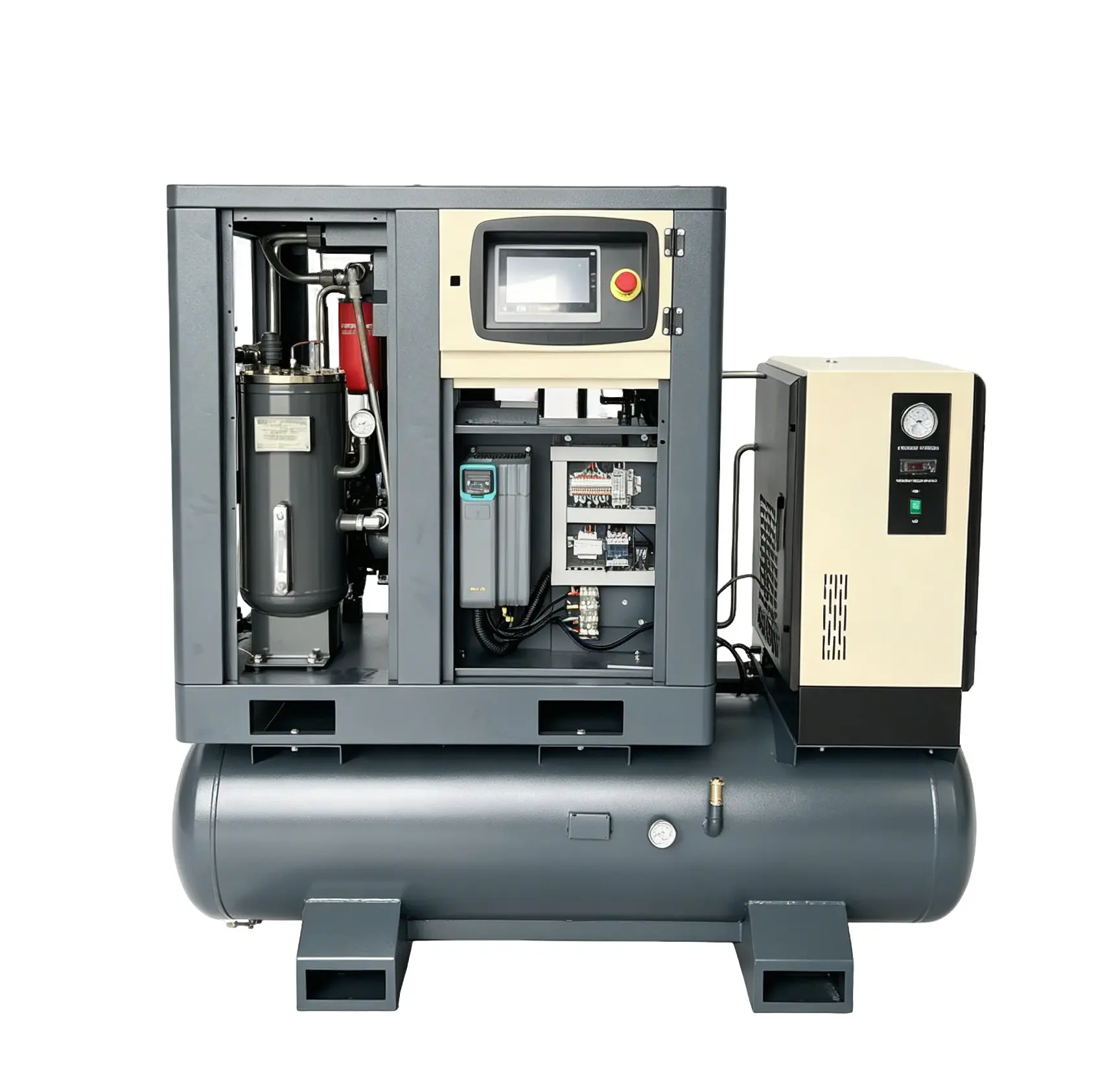 Custom 4-in-1 High-Pressure Screw Air Compressor for Fiber Laser Cutting Machines Suppliers, Exporters