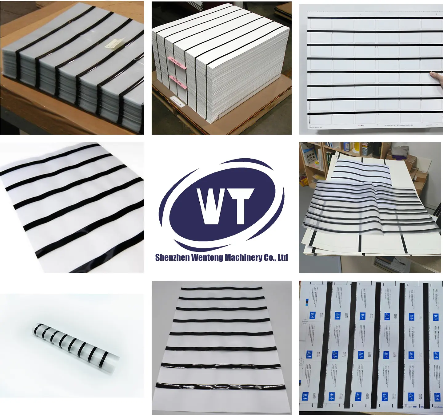 automatic magnetic tape laying machine sample