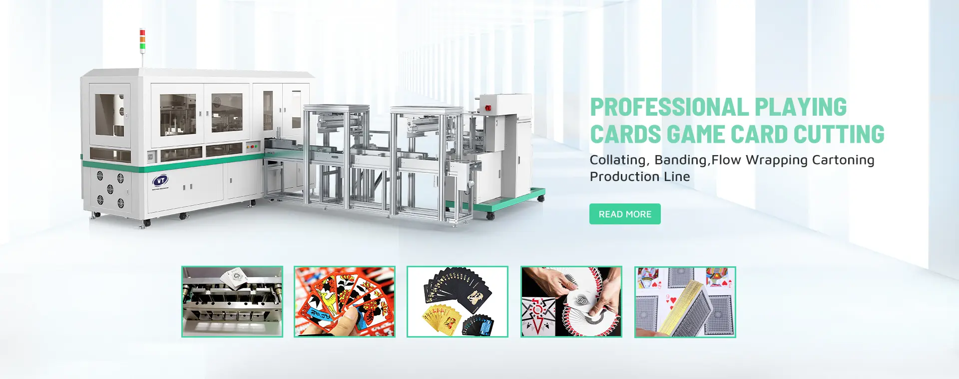 Wentong smart card production line — automated card manufacturing equipment