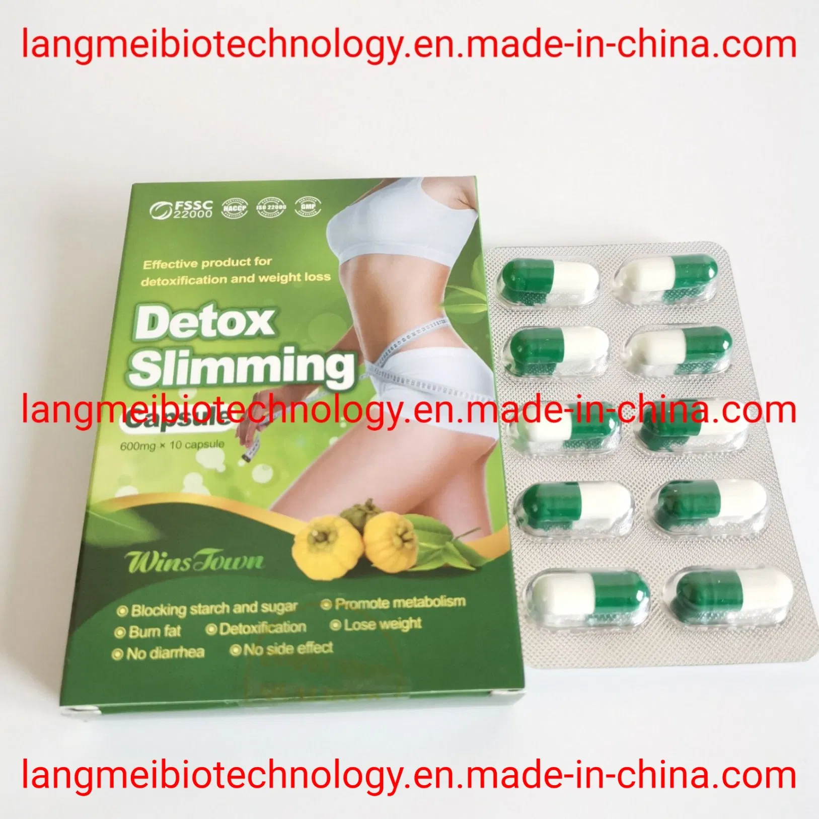 Wholesale Price Strong Appetite Suppressant Diet Weight Loss Pills Detox Slimming Capsule