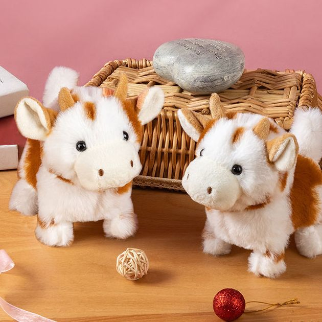 Electric Sheep Pet House Walk Shake Wag Plush Doll Toy