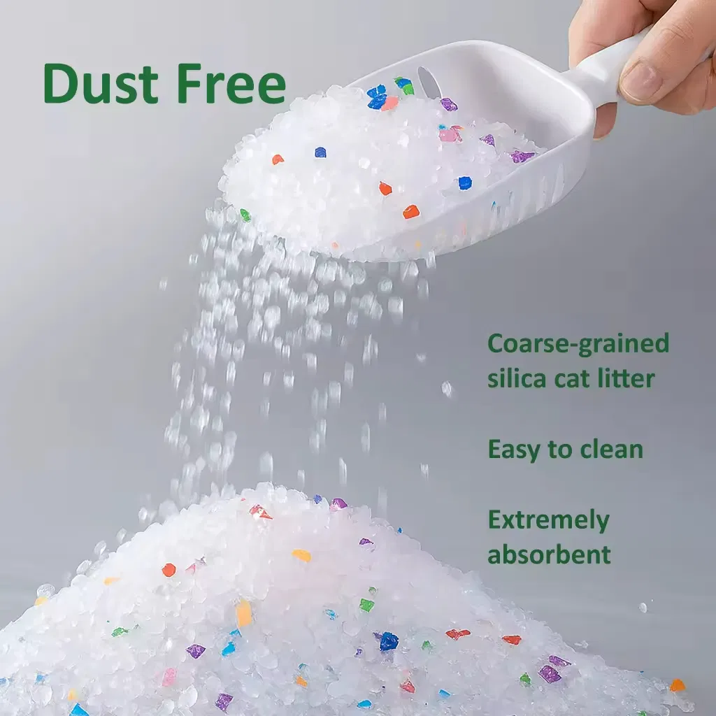 No Clumping Powful Water Absorption Antibacterial China Supplier or Silica Gel Cat Litter