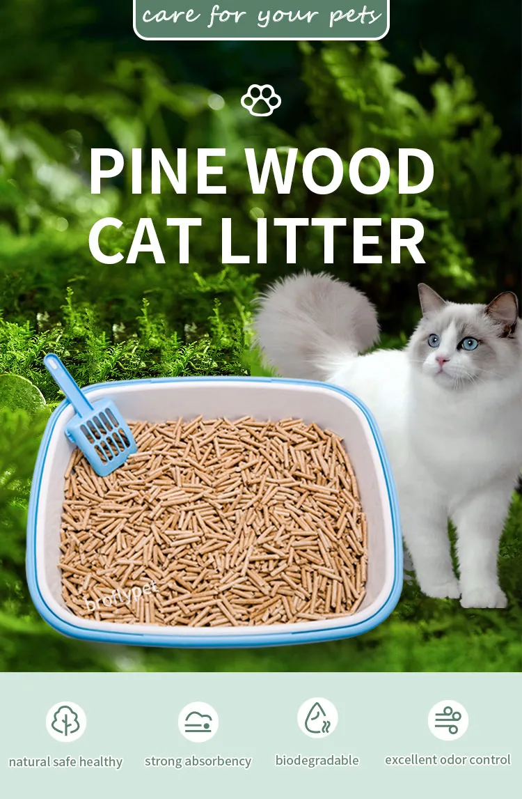 Pine Wood Cat Litter