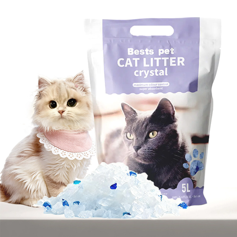 Fast Water Absorption Efficient Absorption Odor Strong Deodorization Durable Antibacterial Silica Gel Cat Litter Custom