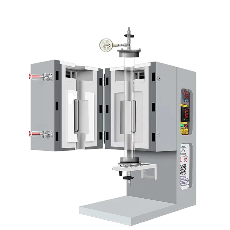 1700º C Vertical Tube Furnace with Motorized Lift for Crystal Growth