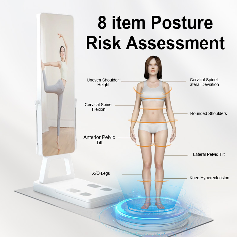 Gym Professional 8-Electrode Body Fat Analyzer, Body Tracking Bioimpedance Technology, Body Composition Analyzer