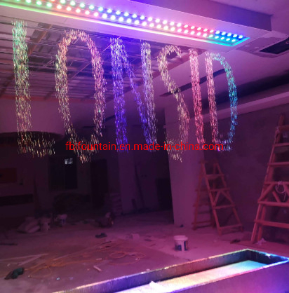 High Tech Outdoor Graphic Digital Curtain Water Fountains