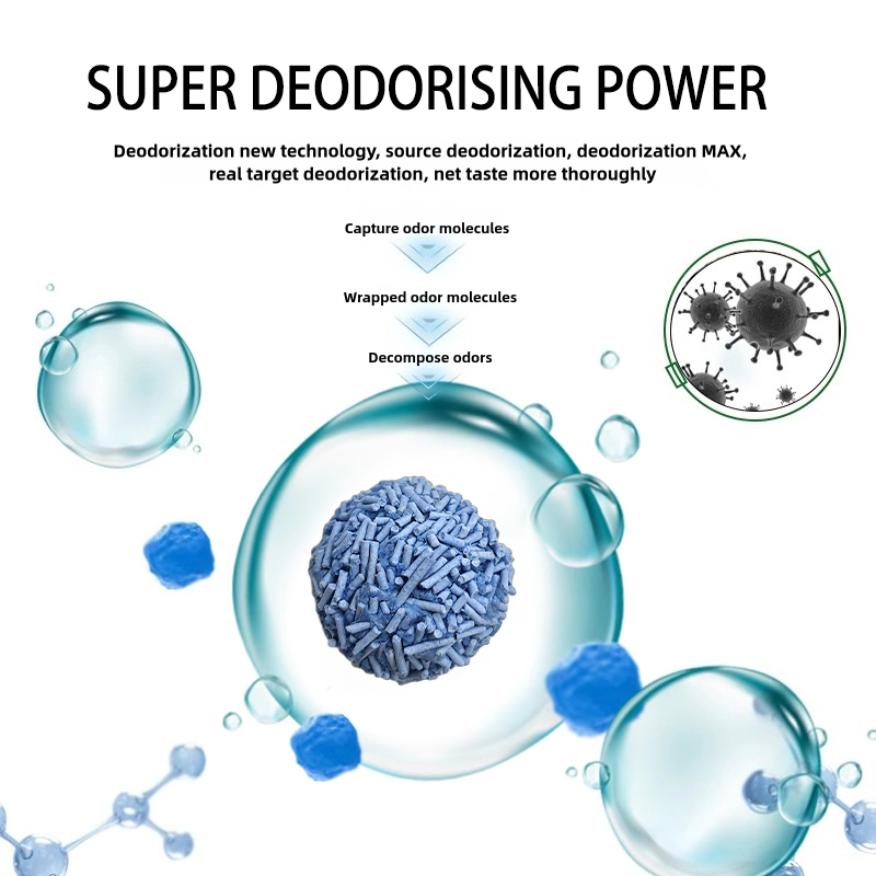 Pet Products Nala Fast Clumping Affordable Arena Para Gatos Dust Free Pet Grooming Automatic Cat Litter Box Eco Friendly Blueberry Scent Tofu Cat Litter