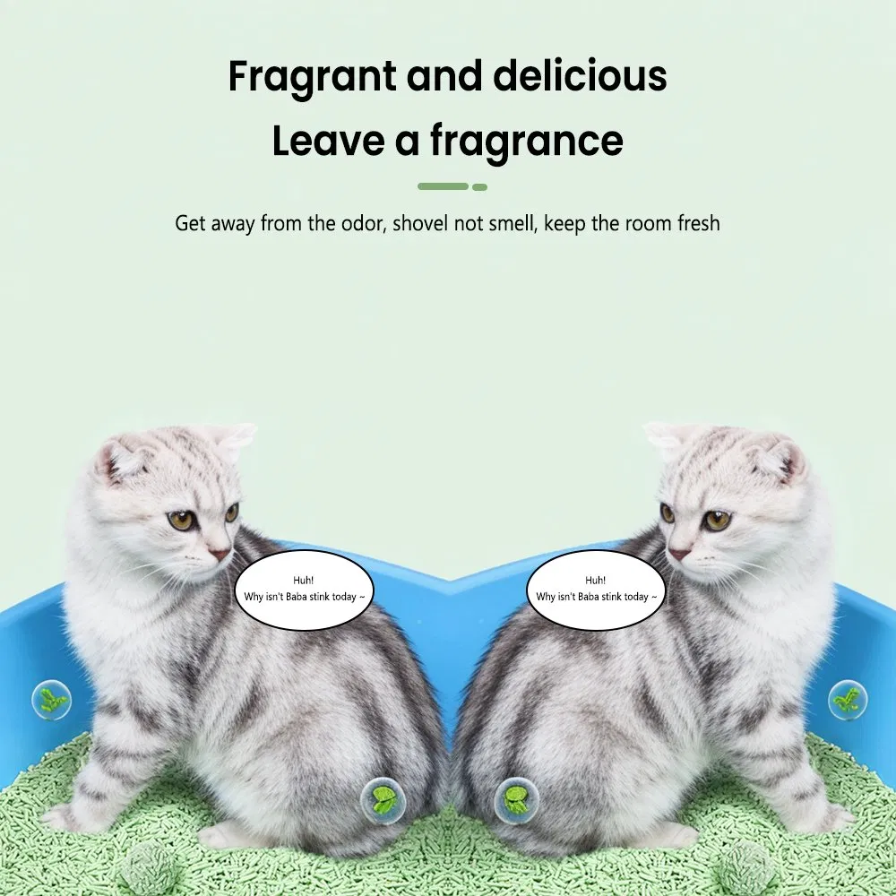 Clumping Flushable Ultra Absorbent Fast Drying 100% Natural Ingredients Cat Litter