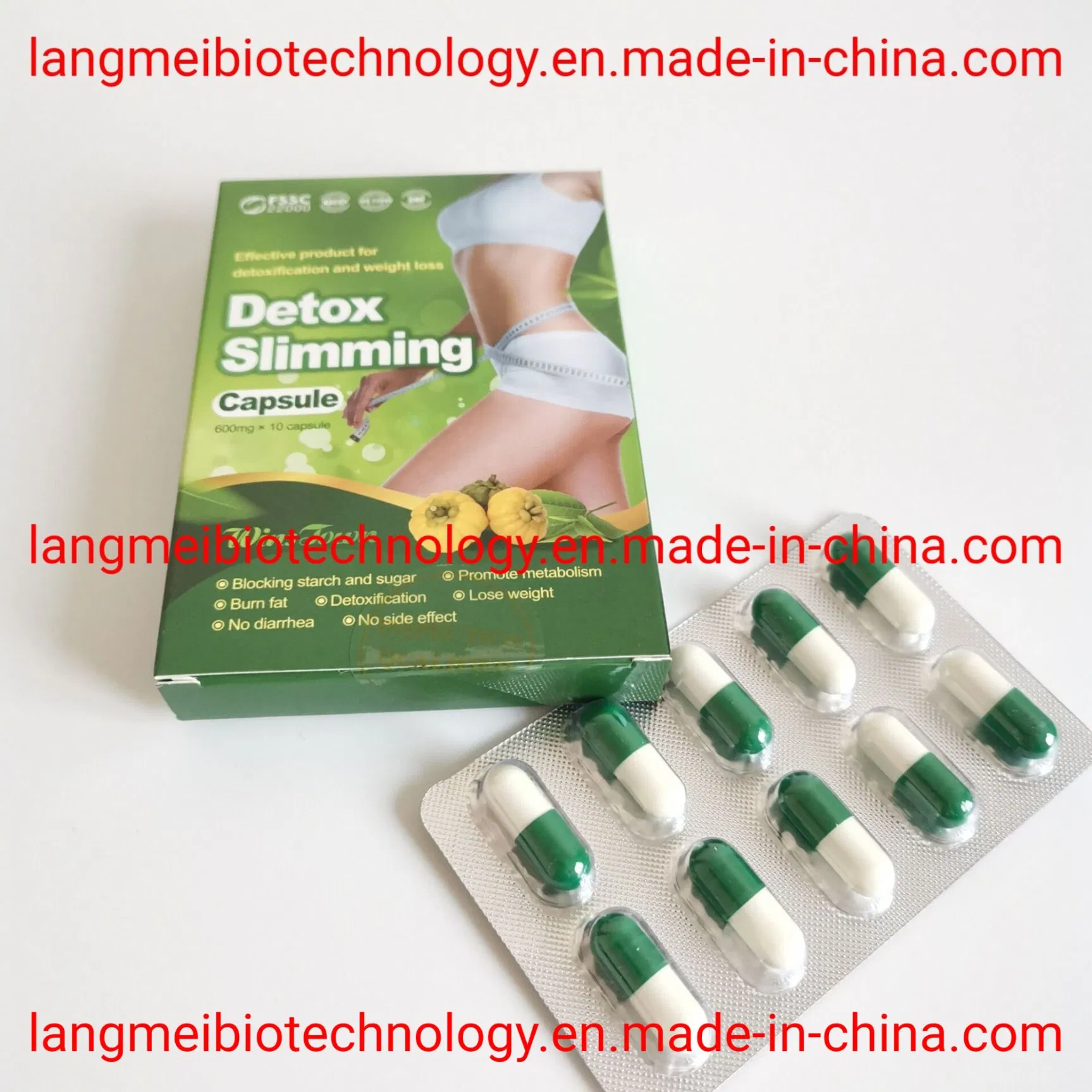 Wholesale Price Strong Appetite Suppressant Diet Weight Loss Pills Detox Slimming Capsule