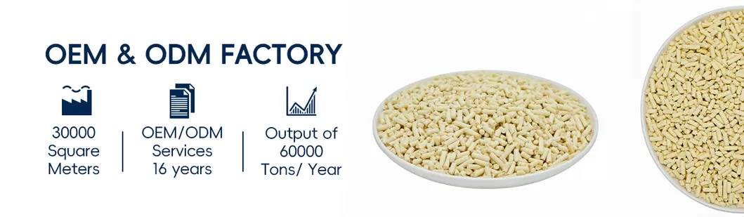 Eco-Friendly Wheat Cat Litter