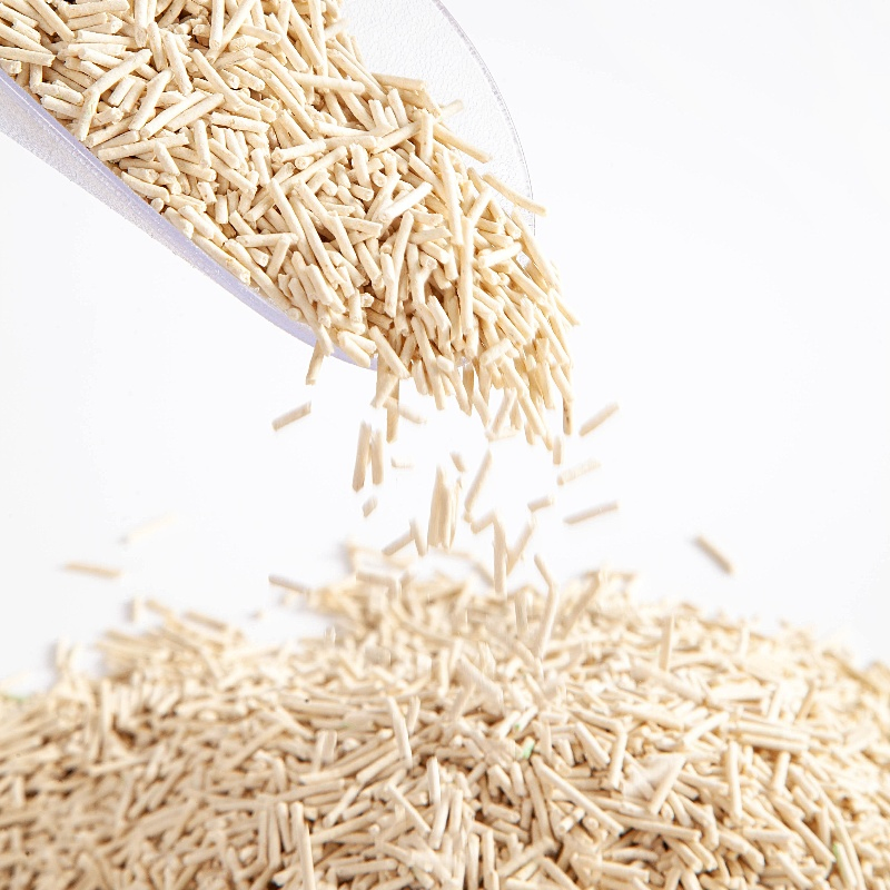 Pets Products Eco-Friendly Biodegradable Pet Cat Litter Superior Clumping Easy Clean Cat Litter OEM Sand Cat Litter Premium Natural Tofu Cat Litter