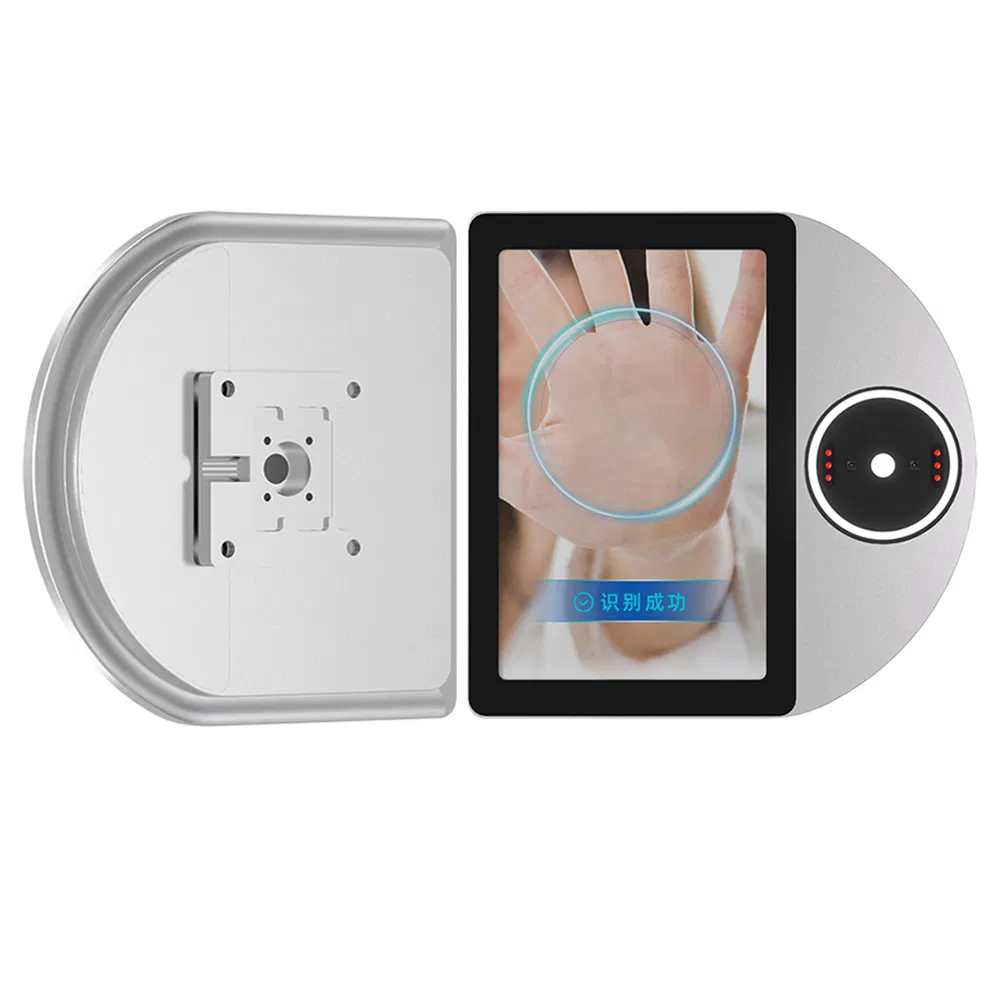 Factory Price 8-Inch Biometric Palm Finger Reader Face Recognition Attendance System Face Palmar Vein Detection Access Control Face Recognition Terminal