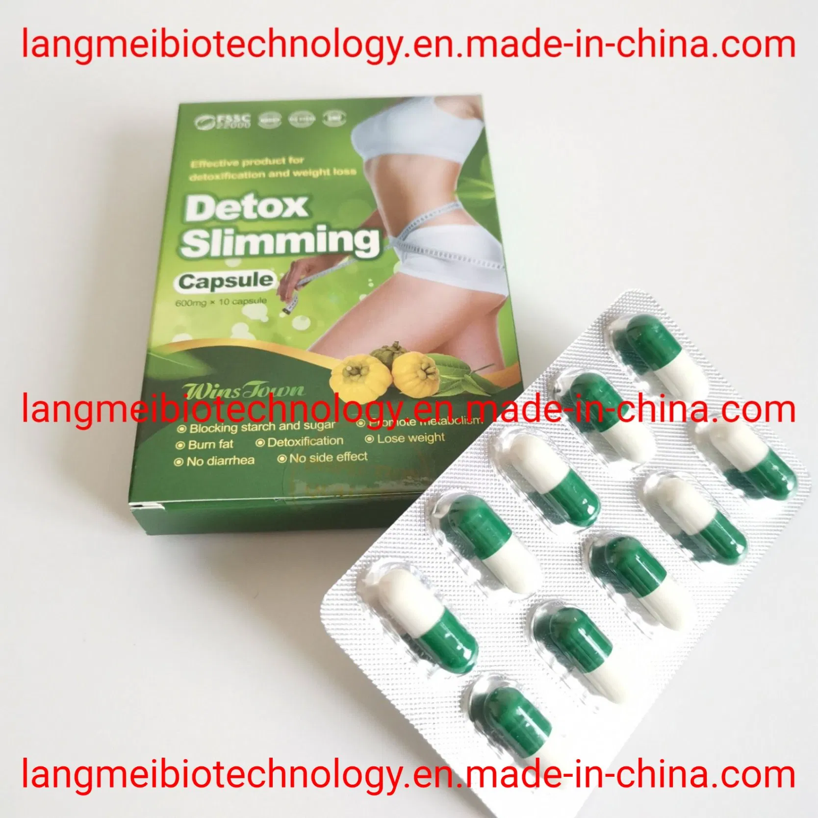 Wholesale Price Strong Appetite Suppressant Diet Weight Loss Pills Detox Slimming Capsule