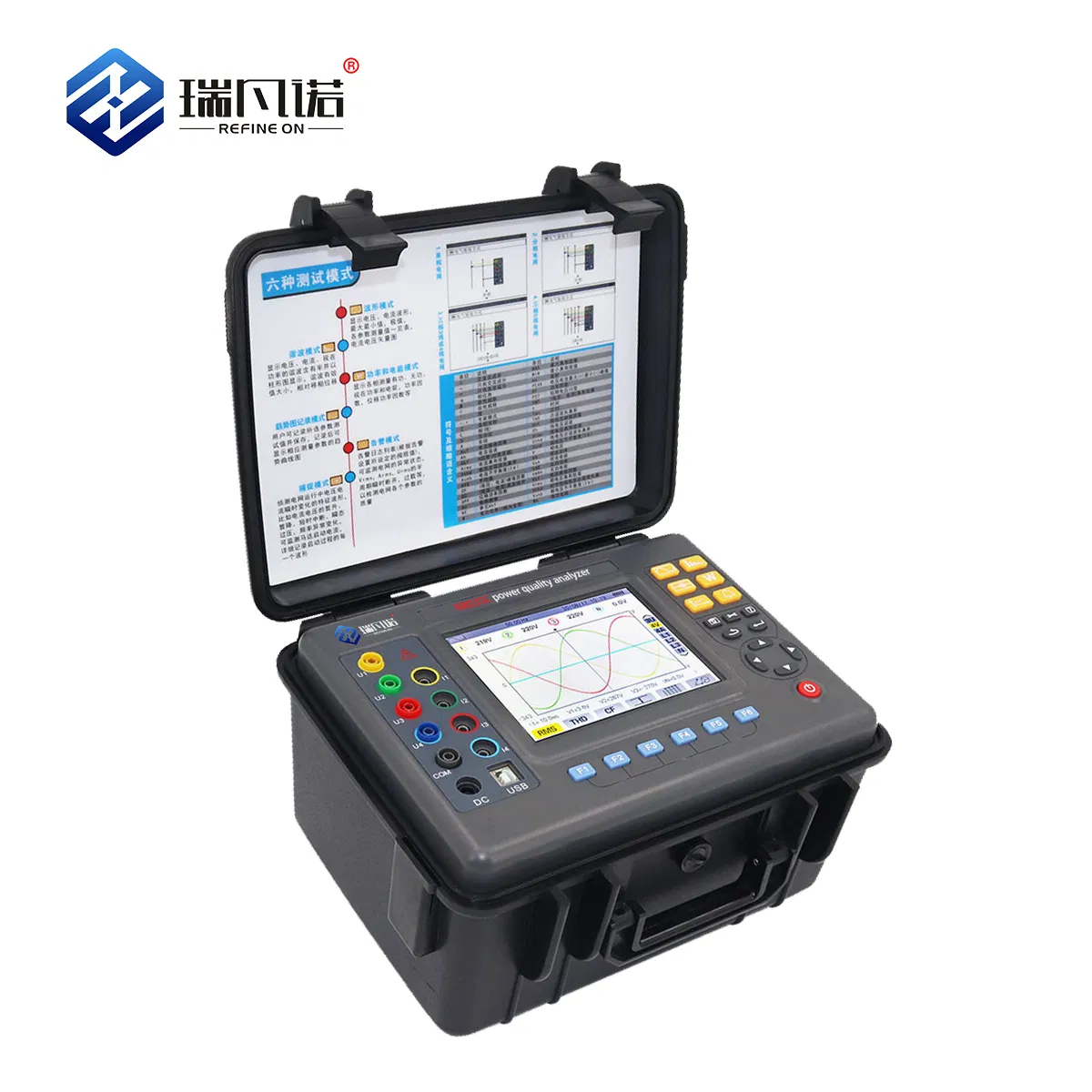 Intelligent Anti-Interference Power Quality Analyzer - High-Performance Wide-Range Detection Smart Calibration