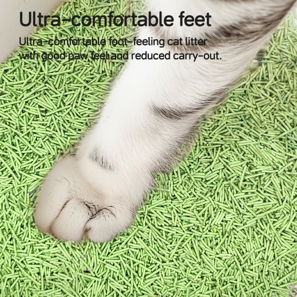 Beauty Products Tofu Litter Sand Natural Eco-Friendly Biodegradable Premium Low Tracking Multi-Cat Pet Sand