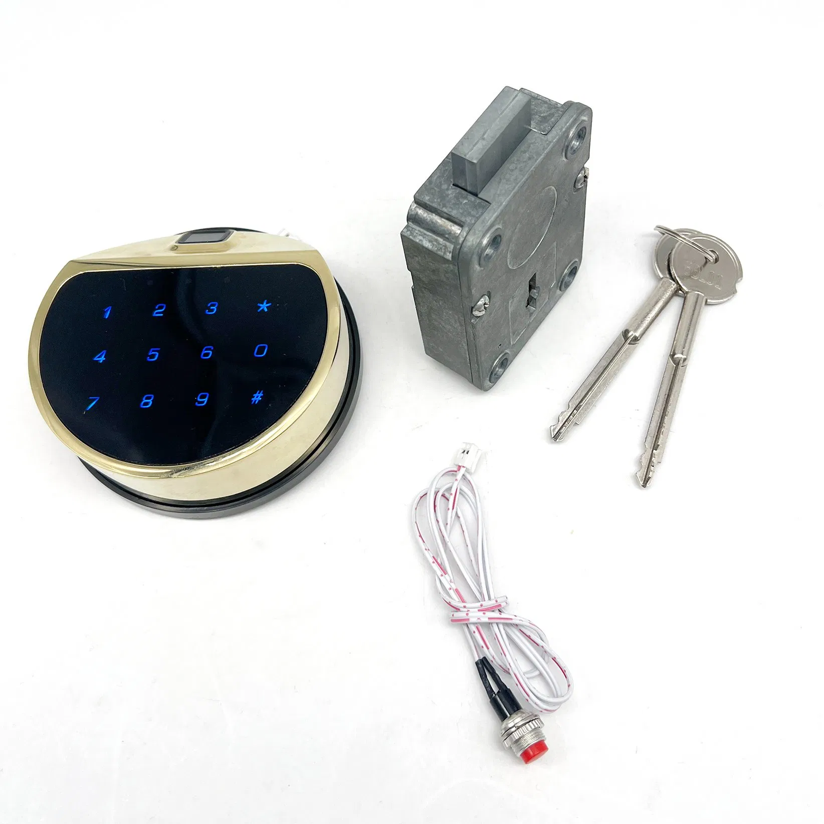 Squarebolt Biometric Keypad Fingerprint Gun Safe Lock with Backup Key