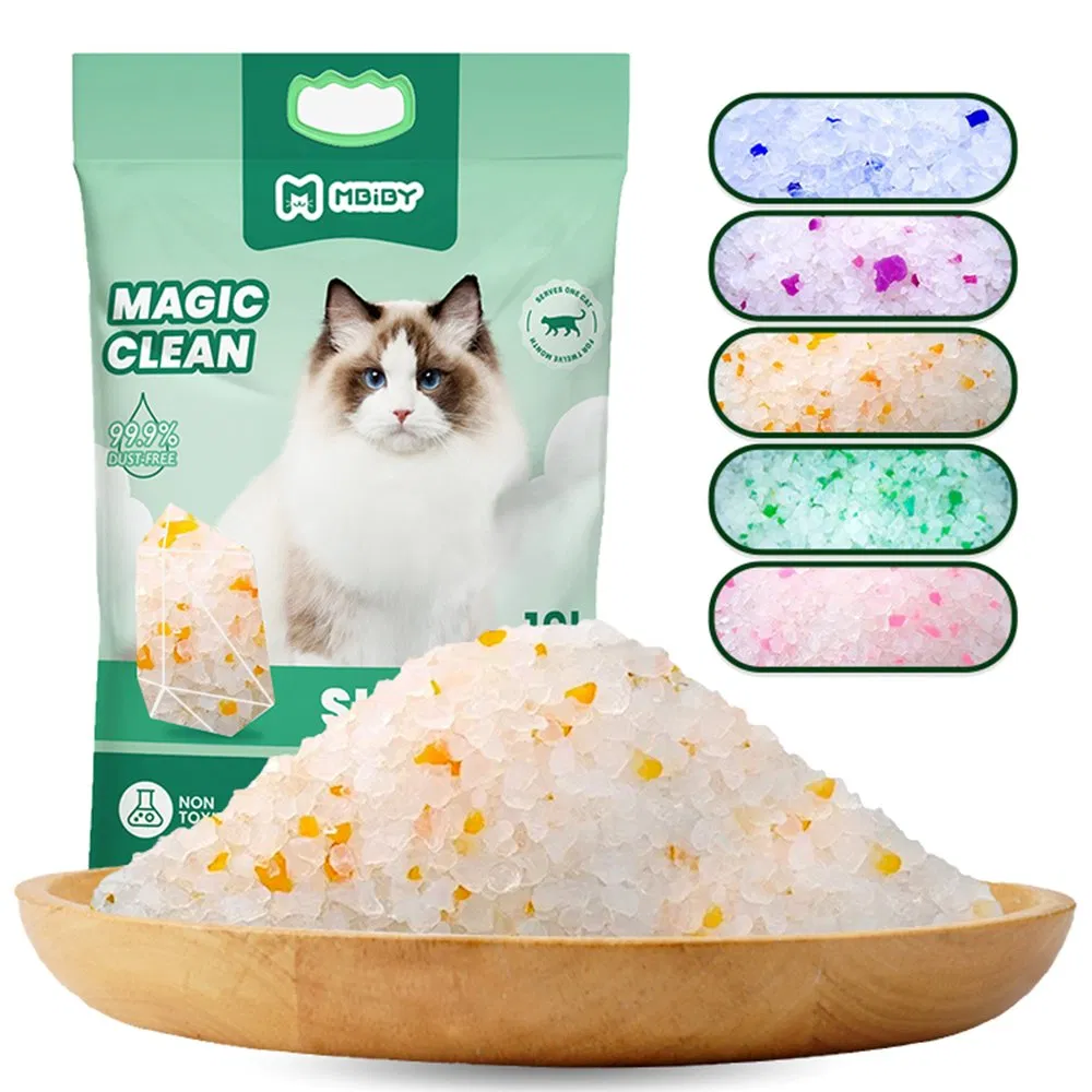 100% Absorbent Odor-Control with Free Samples Available Crystal Cat Litter
