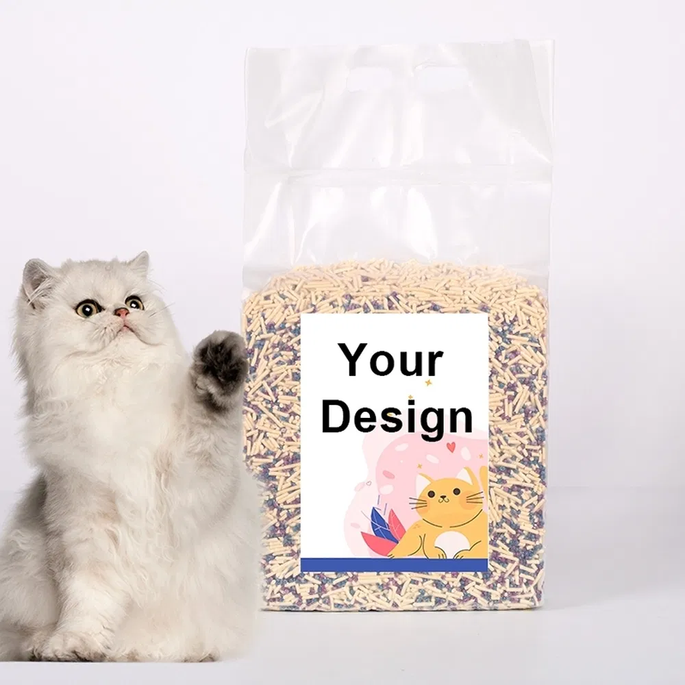 Ultra-Lightweight 5kg/Bag OEM Custom Tofu Mixed Cat Litter