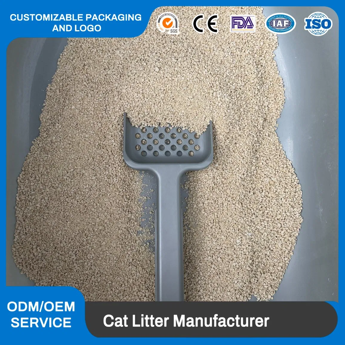 Dust Free Superior Odor Control Highly Absorbent Quick Clumping Eco Friendly Hypoallergenic Bamboo Cat Litter